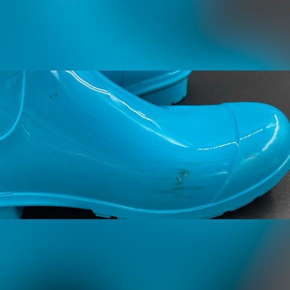 Enamel Blue Ugg Women’s Sienna Rain Boots Size 7 - Picture 10 of 16